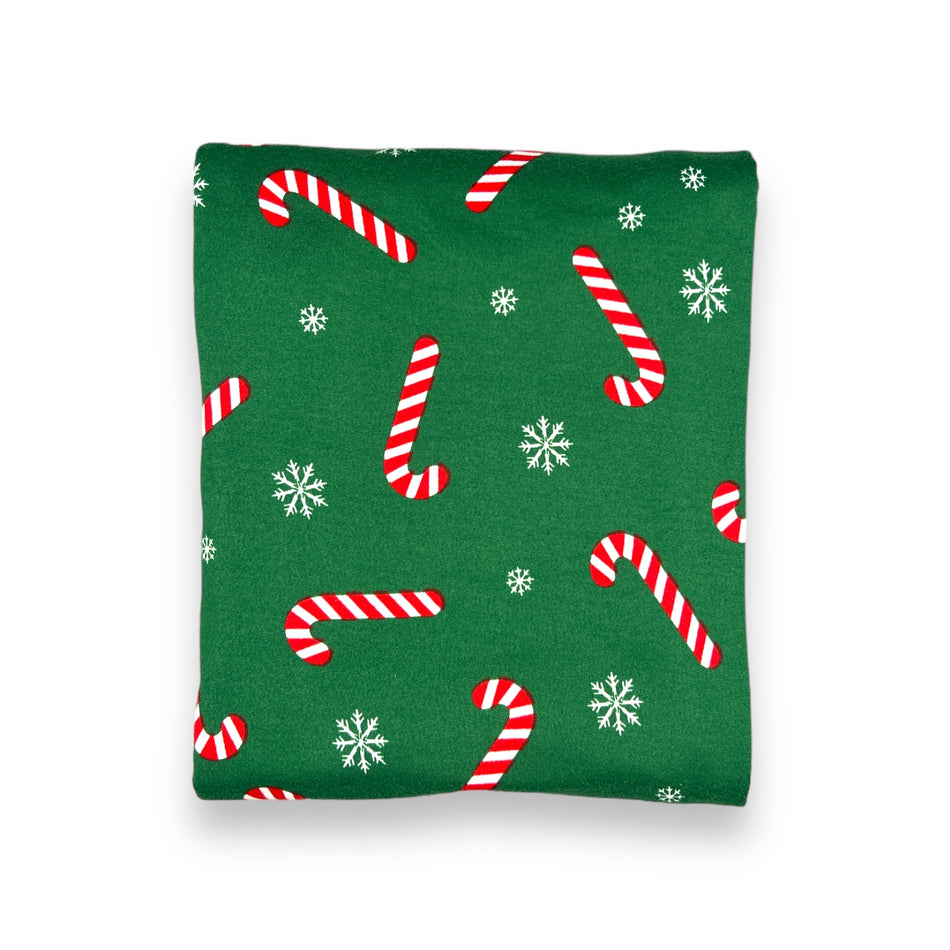 Double Brushed Polyester (DBP) - Candy Cane
