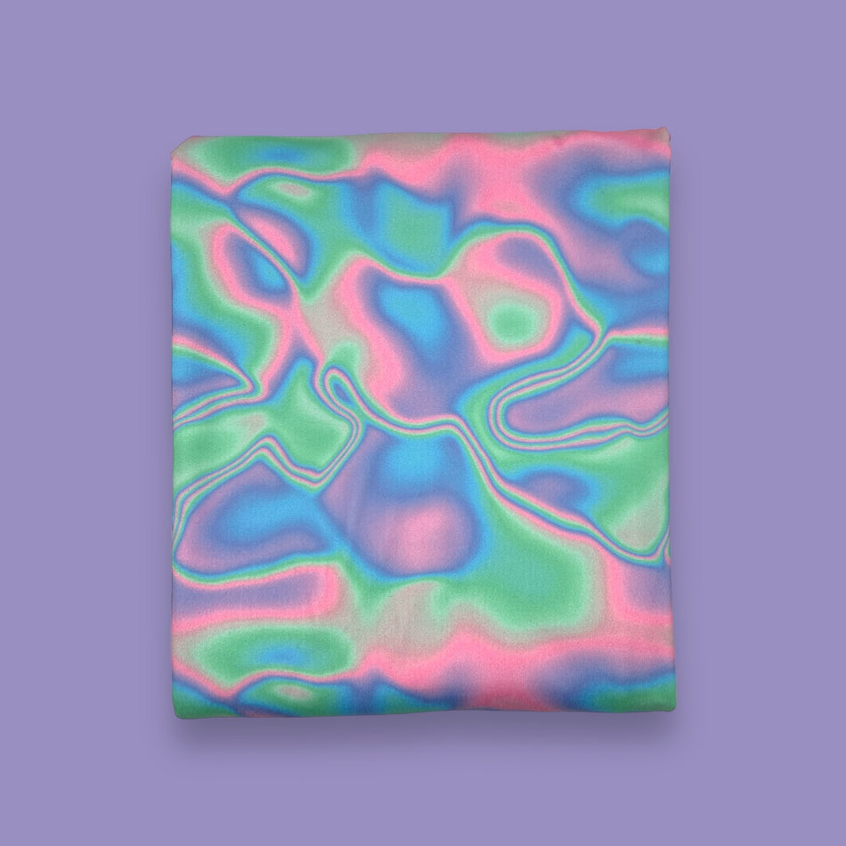 Double Brushed Polyester (DBP) - Psychedelic Swirls