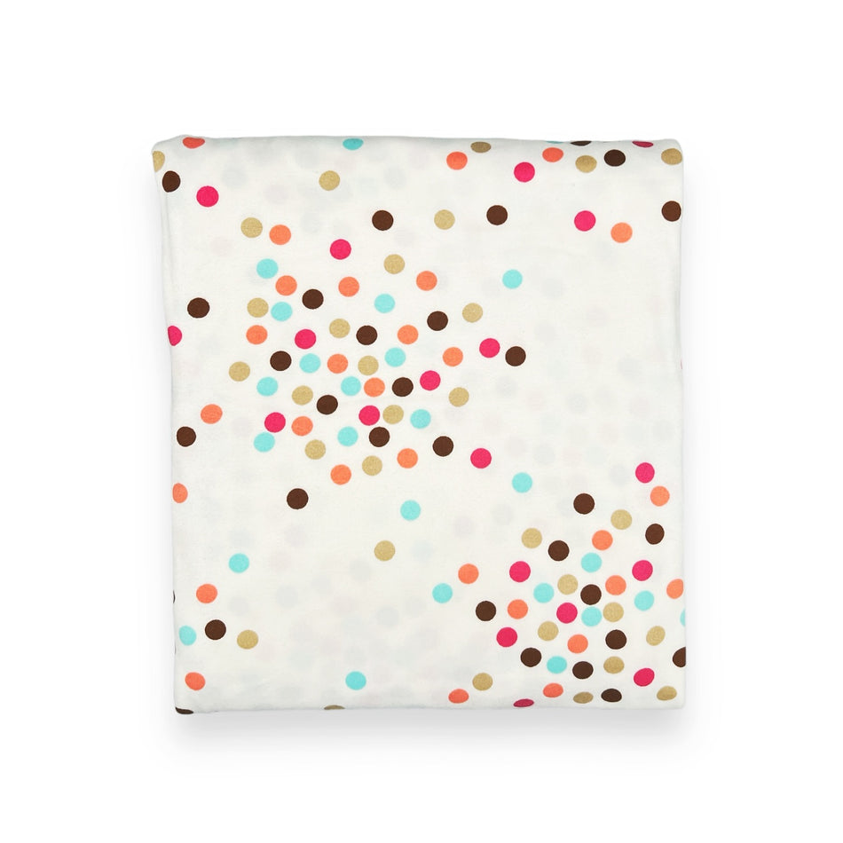 Double Brushed Polyester (DBP) - Cream Confetti Dots