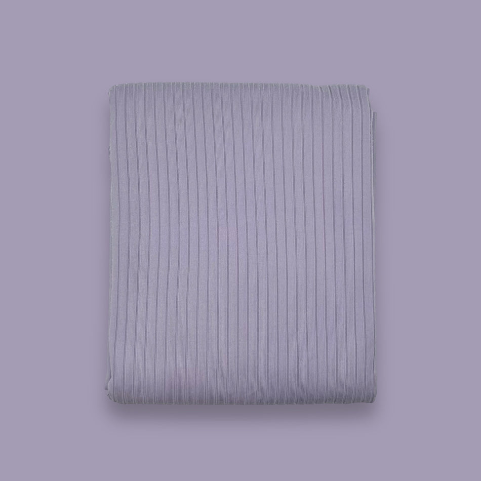 8x3 Wide Yummy Rib Knit Fabric - *Vintage Purple
